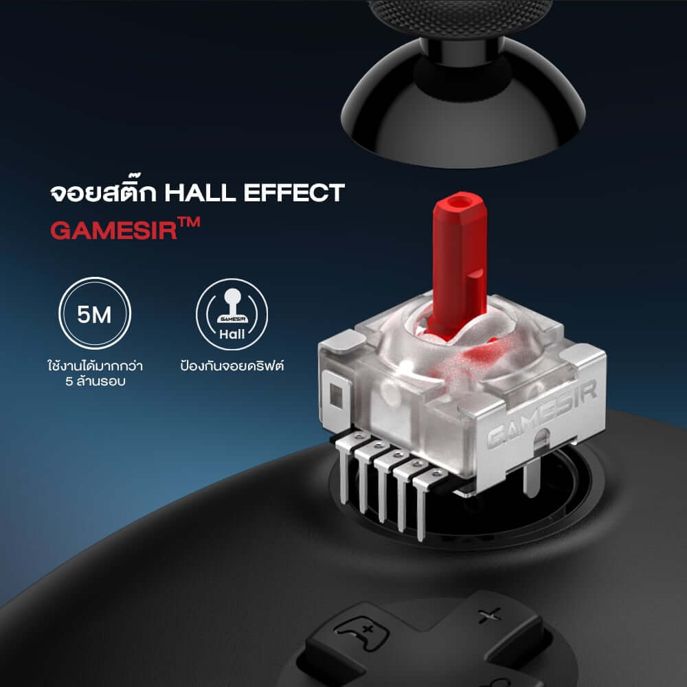 จอยเกม GAMESIR G7 HE - ELITE WHITE